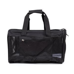 Trusty Pup Transportadora Flexible de Tela Easy Explorer para Perro y Gato Color Negro, Mediana Trusty Pup Transportadora Flexible de Tela Easy Explorer para Perro y Gato Color Negro, Mediana