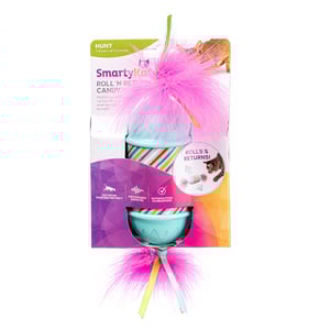 SmartyKat Roll 'N Return Juguete con Diseño de Caramelo para Gato, Unitalla SmartyKat Roll 'N Return Juguete con Diseño de Caramelo para Gato, Unitalla