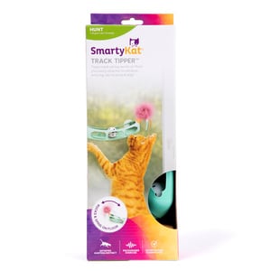 SmartyKat Track Tipper Juguete Diseño Pista de Pelotas con Ventosas para Gato, Unitalla SmartyKat Track Tipper Juguete Diseño Pista de Pelotas con Ventosas para Gato, Unitalla