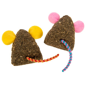SmartyKat Mousy Mayhem Set de Dos Juguetes Forma de Ratón de Catnip Comprimido para Gato, Unitalla SmartyKat Mousy Mayhem Set de Dos Juguetes Forma de Ratón de Catnip Comprimido para Gato, Unitalla