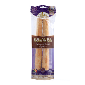 Nothing to Hide Masticables Naturales de Colágeno Diseño Rollo Grande Receta Tocino para Perro, 2 Piezas Nothing to Hide Masticables Naturales de Colágeno Diseño Rollo Grande Receta Tocino para Perro, 2 Piezas