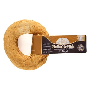 Nothing to Hide Masticable Natural de Colágeno Diseño Bagel Receta Crema de Cacahuate para Perro, 1 Pieza Nothing to Hide Masticable Natural de Colágeno Diseño Bagel Receta Crema de Cacahuate para Perro, 1 Pieza