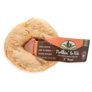 Nothing to Hide Masticable Natural de Colágeno Diseño Bagel Receta Salmón para Perro, 1 Pieza Nothing to Hide Masticable Natural de Colágeno Diseño Bagel Receta Salmón para Perro, 1 Pieza