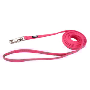 Li'l Pals Correa Rosa de Microfibra para Perro Raza Miniatura, 1.8 m Li'l Pals Correa Rosa de Microfibra para Perro Raza Miniatura, 1.8 m