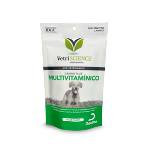 VetriScience Canine Plus Masticables Multivitamínicos para Perro Todas las Etapas de Vida, 30 tabletas