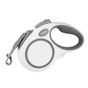 FIDA Comfort Correa Retráctil Color Blanco para Perro, Chico FIDA Comfort Correa Retráctil Color Blanco para Perro, Chico