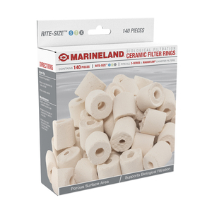 Marineland Material Filtrante Anillo de Cerámica, 140 Piezas