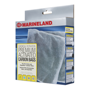 Marineland Repuesto de Filtro Bolsa de Carbón Activado para Peces, 2 Piezas