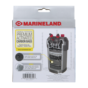 Marineland Repuesto de Filtro Bolsa de Carbón Activado para Peces, 2 Piezas