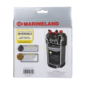 Marineland Material Filtrante Bolas de BioFiltro para Peces, 90 Piezas