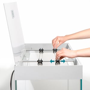 Aquael Acuario sin Mueble Optiset 240 Blanco para Peces