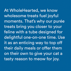 WholeHearted Squeezable Premio Cremoso para Gato Todas las Edades Receta Salmón, 56 g