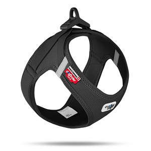 Curli Arnés Clasp Air Mesh Color Negro Ajuste Romano para Perro, Chico Curli Arnés Clasp Air Mesh Color Negro Ajuste Romano para Perro, Chico