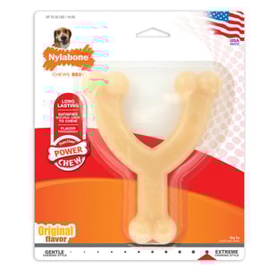 Nylabone Power Chew Juguete Masticable Diseño Hueso de la Suerte Sabor Original para Perro, Mediano Nylabone Power Chew Juguete Masticable Diseño Hueso de la Suerte Sabor Original para Perro, Mediano