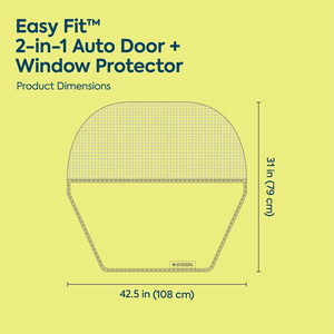 Sherpa Easy Fit Protector de Puerta y Ventana de Auto para Perro, Unitalla