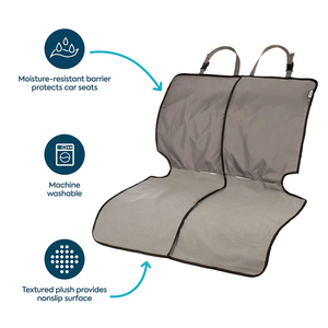 Sherpa Quiet Ride Protector de Uno o Dos Asientos de Auto para Perro, Unitalla