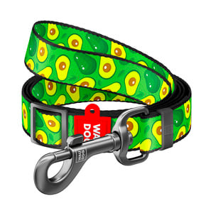 Waudog Nylon Correa Diseño de Aguacates para Perro Raza Mediana, 1.22 m Waudog Nylon Correa Diseño de Aguacates para Perro Raza Mediana, 1.22 m