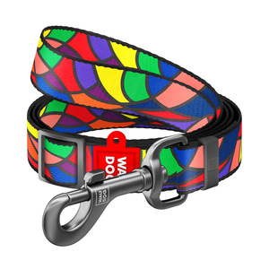 Waudog Nylon Correa Diseño Mosaico para Perro Raza Mediana, 1.22 m Waudog Nylon Correa Diseño Mosaico para Perro Raza Mediana, 1.22 m