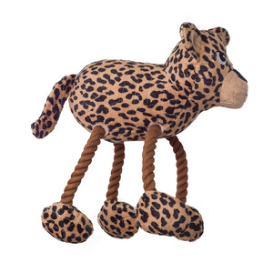 Outward Hound Tuggy Buddyz Leopardo de Peluche con 5 Squeakers para Perro, Mediano Outward Hound Tuggy Buddyz Leopardo de Peluche con 5 Squeakers para Perro, Mediano