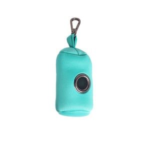 Petspaces Dispensador de Bolsas para Desechos Color Azul Teal para Perro, Unitalla Petspaces Dispensador de Bolsas para Desechos Color Azul Teal para Perro, Unitalla