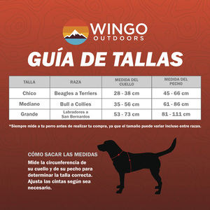 Wingo Outdoors Suzie Arnés Híbrido de Ajuste Americano Diseño Camuflaje Azul para Perro, Mediano
