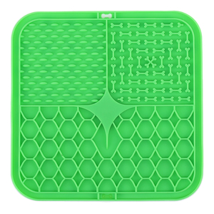 ParkLife Calming Tapete Licking Mat Color Verde para Perro, 1 Pieza ParkLife Calming Tapete Licking Mat Color Verde para Perro, 1 Pieza