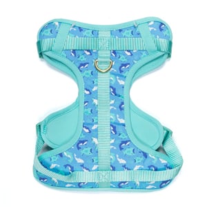 Petspaces Arnés Híbrido de Ajuste Romano Patrón Tiburón para Perro, Grande Petspaces Arnés Híbrido de Ajuste Romano Patrón Tiburón para Perro, Grande