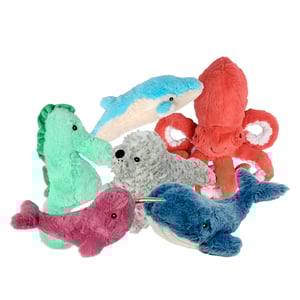 Multipet Deep Sea Cuddlers Peluche Diseño Animales Marinos para Perro, Chico Multipet Deep Sea Cuddlers Peluche Diseño Animales Marinos para Perro, Chico