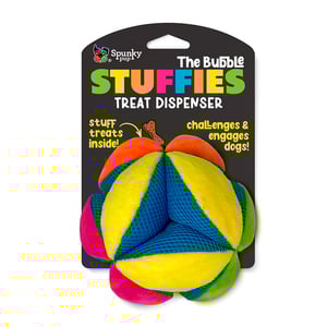 Spunky Pup Stuffies The Bubble Pelota de Peluche Dispensadora de Premios para Perro, Unitalla Spunky Pup Stuffies The Bubble Pelota de Peluche Dispensadora de Premios para Perro, Unitalla