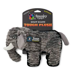 Spunky Pup Tough Plush Elefante Resistente Triple Capa para Perro, Unitalla Spunky Pup Tough Plush Elefante Resistente Triple Capa para Perro, Unitalla