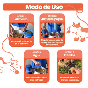 Dogelthy Skin & Coat Suplemento en Polvo para Cuidado de Piel y Pelo para Perro, 270 g