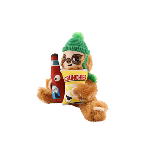 Coolpet Making Tails Wag Perezoso de Peluche con Snacks para Perro, Mediano