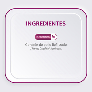 Choice Nutrition Freeze Dried Premio Liofilizado para Gato Receta Corazón de Pollo, 85g