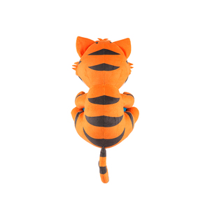 Coolpet Making Tails Wag Tigre de Peluche Sosteniendo una Pelota para Perro, Mediano