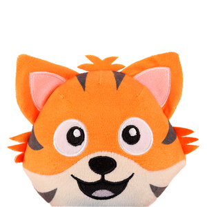 Coolpet Making Tails Wag Tigre de Peluche Sosteniendo una Pelota para Perro, Mediano