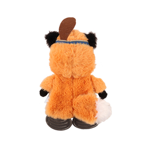 Coolpet Love at First Bark Zorro Apache de Peluche Flattie para Cachorro, Chico