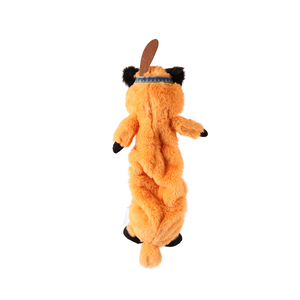 Coolpet Love at First Bark Zorro Apache de Peluche con Elástico y Pelota para Cachorro, Mediano
