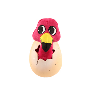 Coolpet Making Tails Wag Flamenco de Peluche en Huevo de Látex para Perro, Mediano