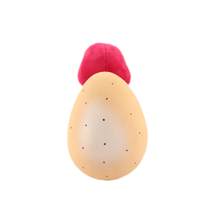 Coolpet Making Tails Wag Flamenco de Peluche en Huevo de Látex para Perro, Mediano