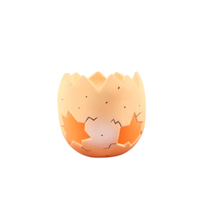 Coolpet Making Tails Wag Dinosaurio de Peluche en Huevo de Látex para Perro, Mediano