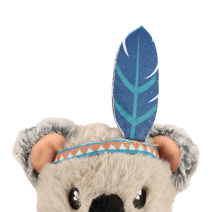 Coolpet Love at First Bark Koala Apache de Peluche Flattie para Cachorro, Chico