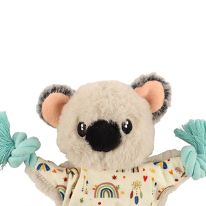 Coolpet Love at First Bark Koala Apache de Peluche con Cuerda para Cachorro, Chico