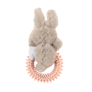 Coolpet Love at First Bark Conejo de Peluche con Mordedera para Cachorro, Chico