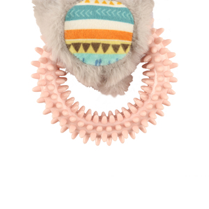 Coolpet Love at First Bark Conejo de Peluche con Mordedera para Cachorro, Chico