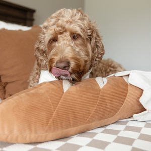 Lambwolf Peluche Rompecabezas Diseño Baguette Gigante para Perro, X-Grande