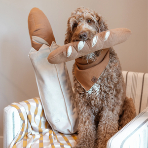 Lambwolf Peluche Rompecabezas Diseño Baguette Gigante para Perro, X-Grande