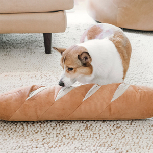 Lambwolf Peluche Rompecabezas Diseño Baguette Gigante para Perro, X-Grande