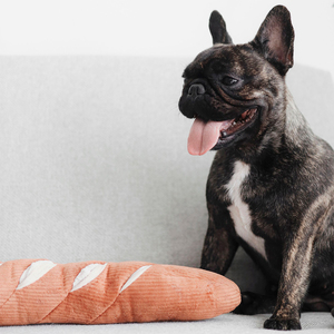 Lambwolf Peluche Rompecabezas Diseño Baguette Gigante para Perro, Mediano