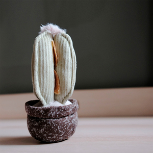 Lambwolf Peluche Rompecabezas Diseño Cactus para Perro, Mediano