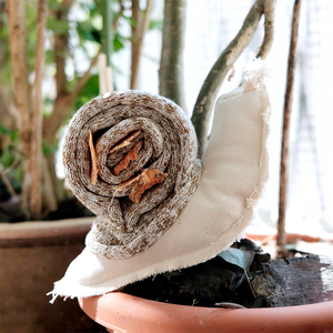 Lambwolf Snail Peluche Rompecabezas Diseño Caracol para Perro, Mediano